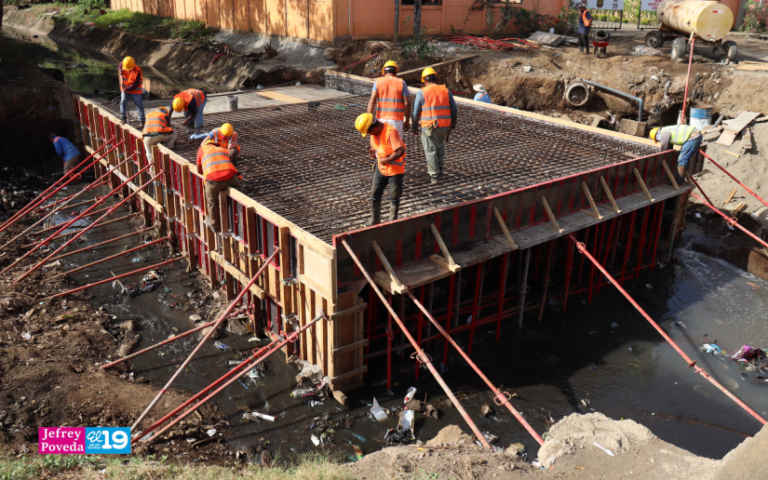 Alcaldía de Managua construye puente y revestimiento asfáltico en Villa Progreso