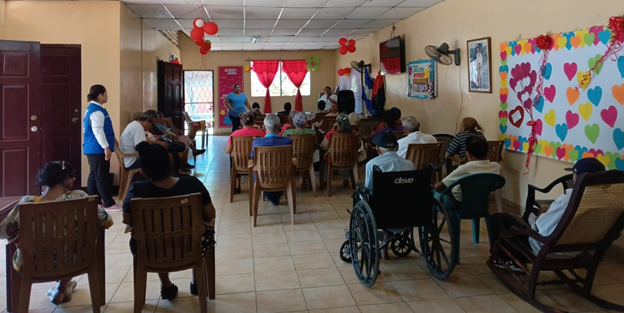 CDI Ariel Darce Managua: con MINSA, realizamos conversatorios con adult@s mayores, compartiendo técnicas de autocuido para una vida digna