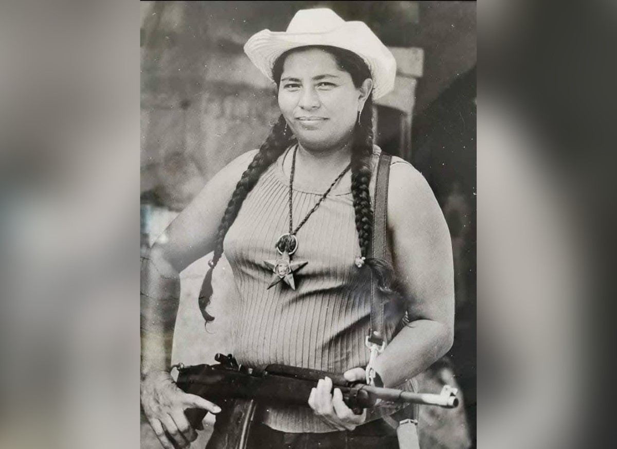 La guerrillera sandinista Gladys de los Ángeles Báez