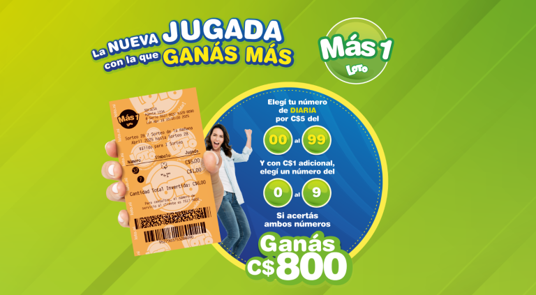 Loto Nicaragua lanza su nuevo juego “Más 1”
