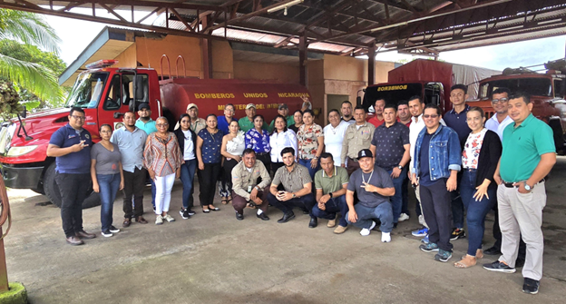 Participantes del Curso de Cartografía impartido por INPAE en Río San Juan