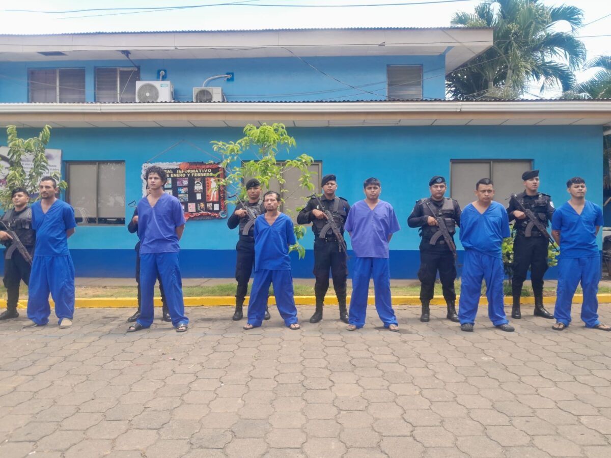 Seis delincuentes peligrosos capturados en Masaya por la Policía Nacional