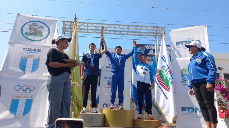 Gabriel Alvarado lidera con oro en marcha deportiva en el Campeonato Centroamericano