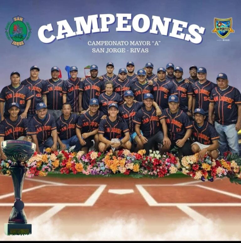 Por segunda vez en su historia San Jorge es campeón del torneo mayor A en Rivas