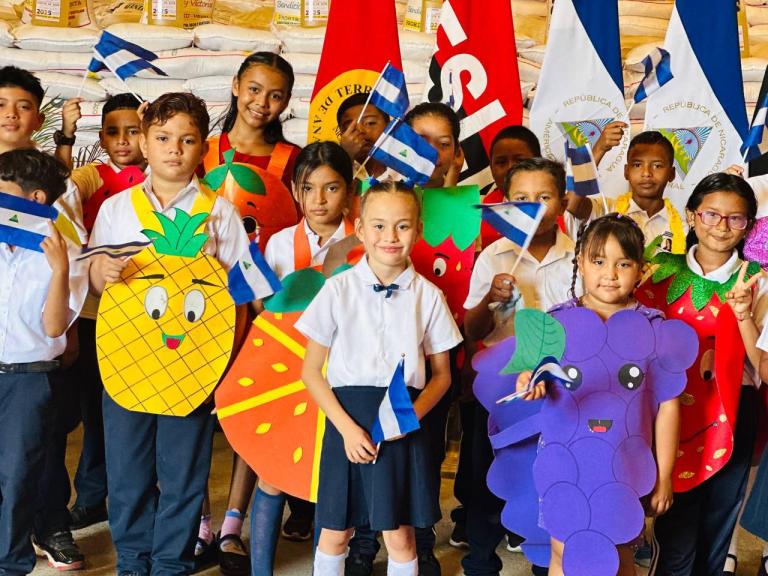 Inicia Distribución de la Segunda Entrega de merienda escolar en colegios de Nicaragua