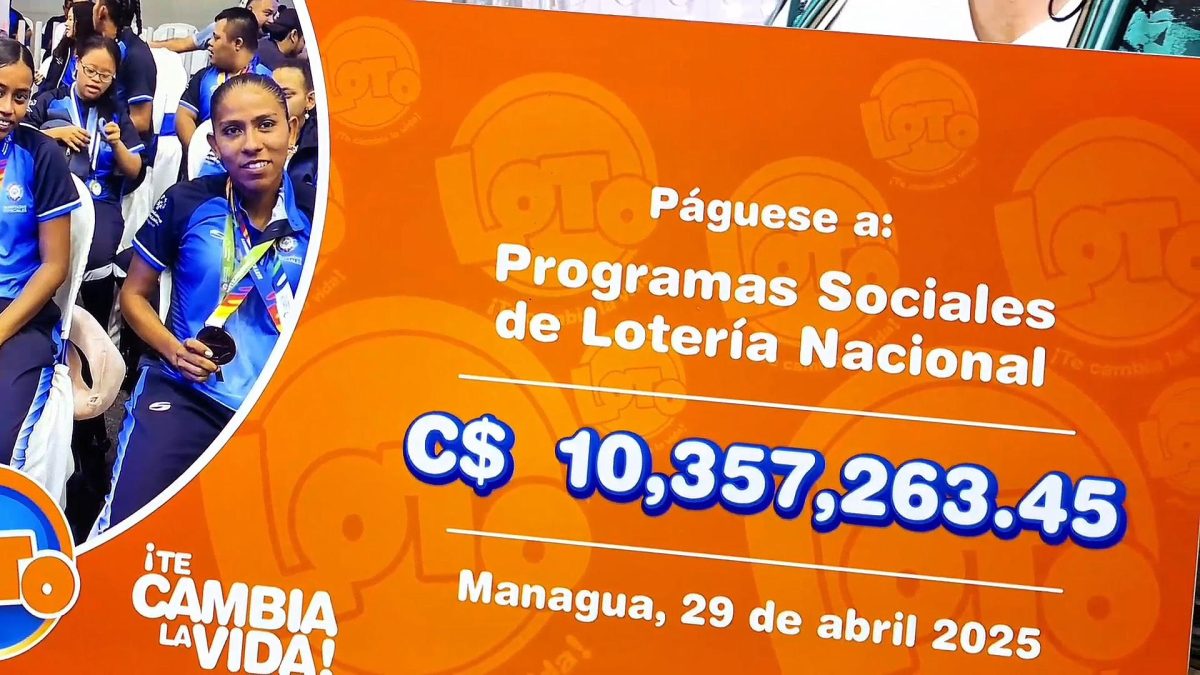 LOTO Nicaragua 10 millones en apoyo a programas sociales