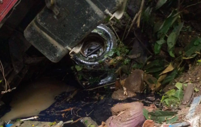 Camión cae a un abismo en Matagalpa