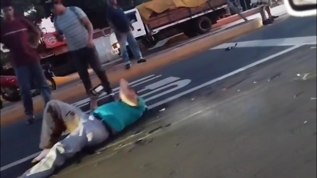 Douglas Romero resultó lesionado