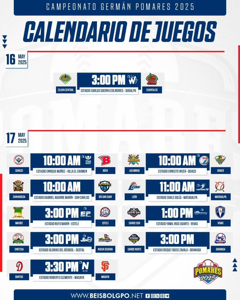 Zelaya central y toros de chontales se enfrentan mañana en el pomares