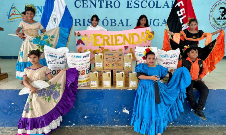 Segunda entrega de la Merienda Escolar llega al departamento de Masaya