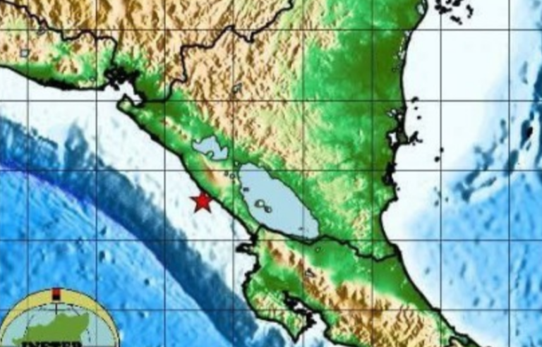 Cuatro sismos de baja magnitud se registran este sábado en Nicaragua