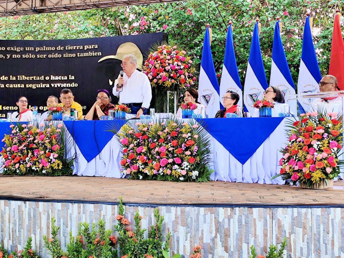 Día de Dignidad: Discurso de Gustavo Porras en Tipitapa