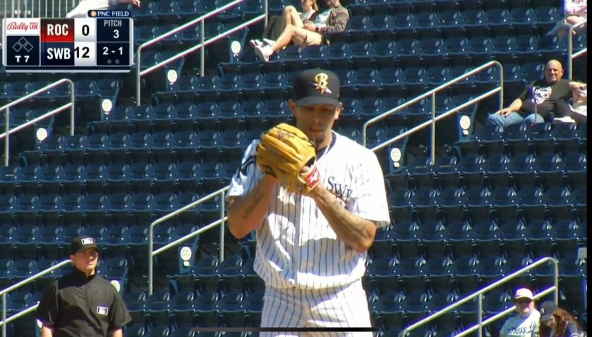 Jonathan Loaisiga sumó otro inning perfecto en Triple A como parte de su proceso de rehabilitacion.