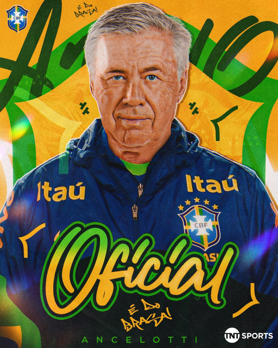 Carlo Ancelotti, nuevo entrenador de Brasil