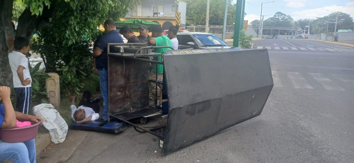 Atropello en Managua: anciano herido tras un accidente