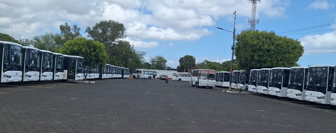 Distribución de modernos autobuses YAXING en Nicaragua