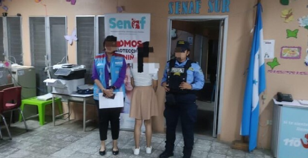 Rescatan a adolescente nicaragüense en frontera de Honduras