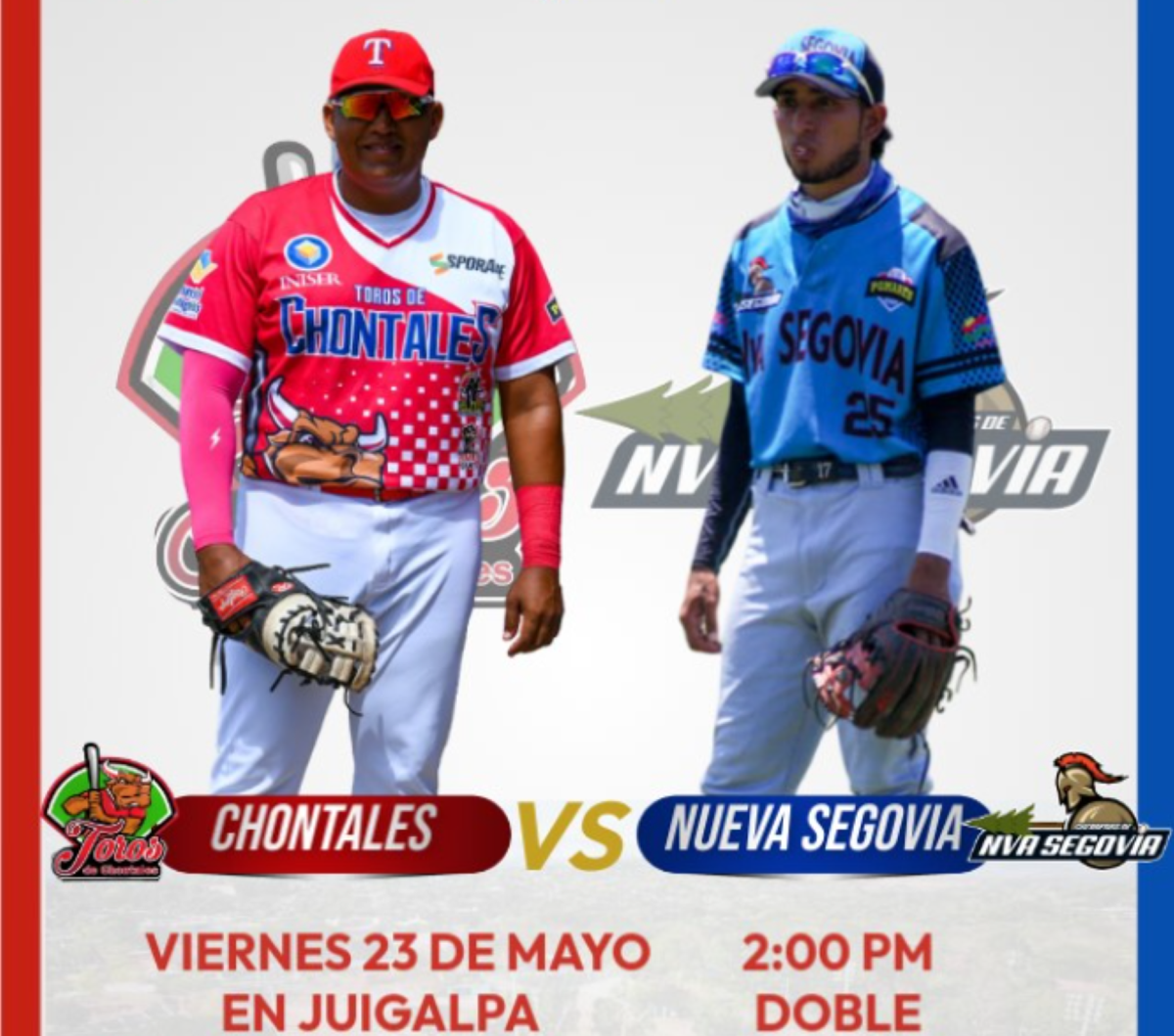 Chontales vs Guerreros: acción en el Campeonato de Béisbol