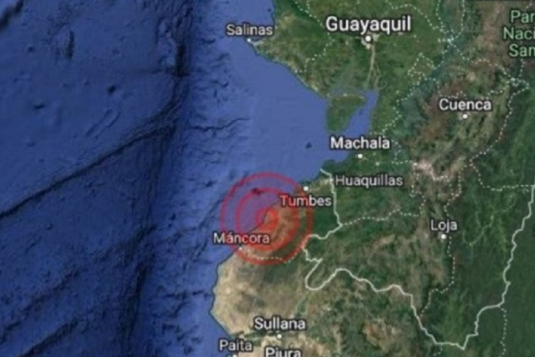 Sismo de magnitud 5.2 sacude Tumbes, en Perú