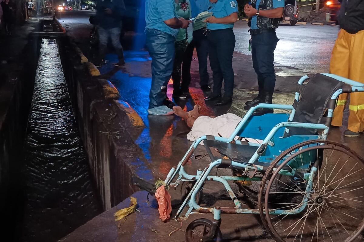 Tragedia en Managua: Abuelito se ahoga en canaleta
