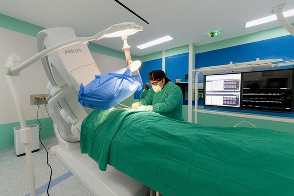 Inauguración del angiógrafo en el Hospital Manolo Morales