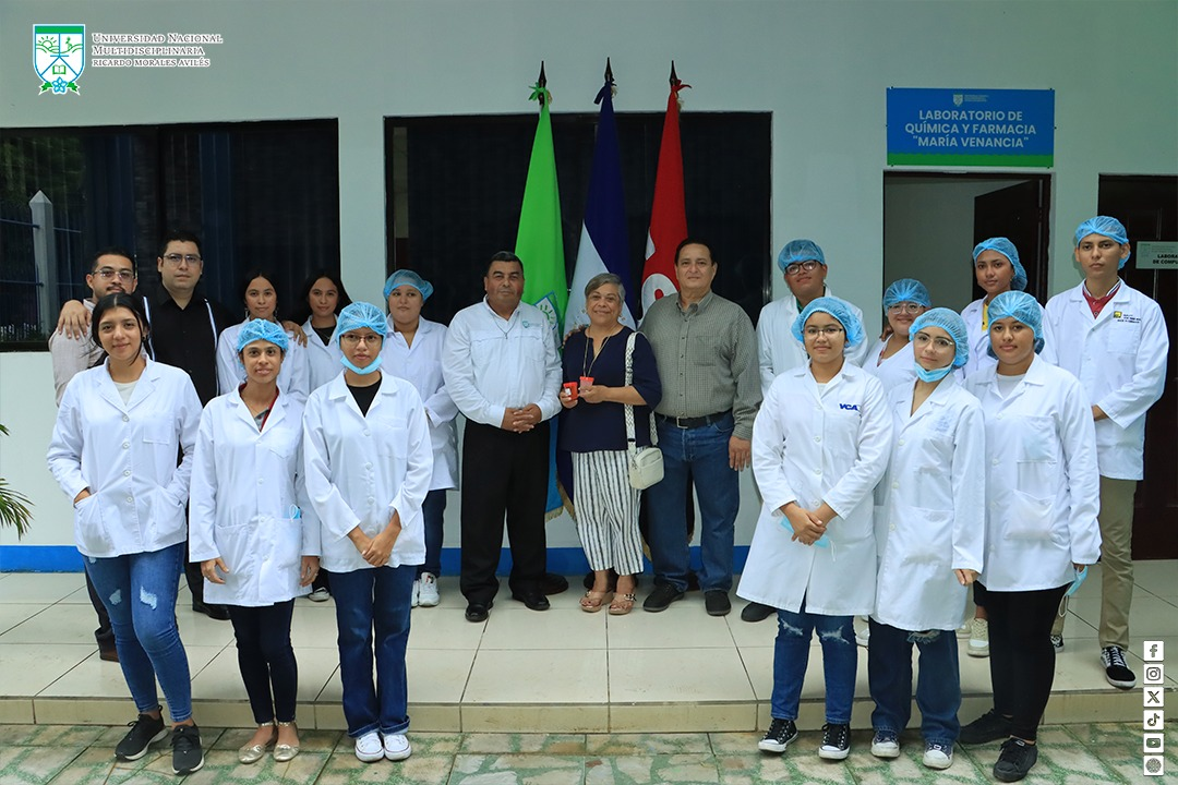 El Recinto Universitario Mujeres del Cuá, de la Universidad Nacional Multidisciplinaria Ricardo Morales Avilés, Inauguró el Laboratorio de Química y Farmacia María Venancia
