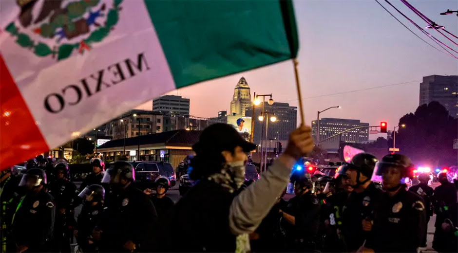 Protestas contra redadas antiinmigrantes en #LosÁngeles, San Francisco, Dallas, Nueva York, entre otras ciudades de #EEUU,