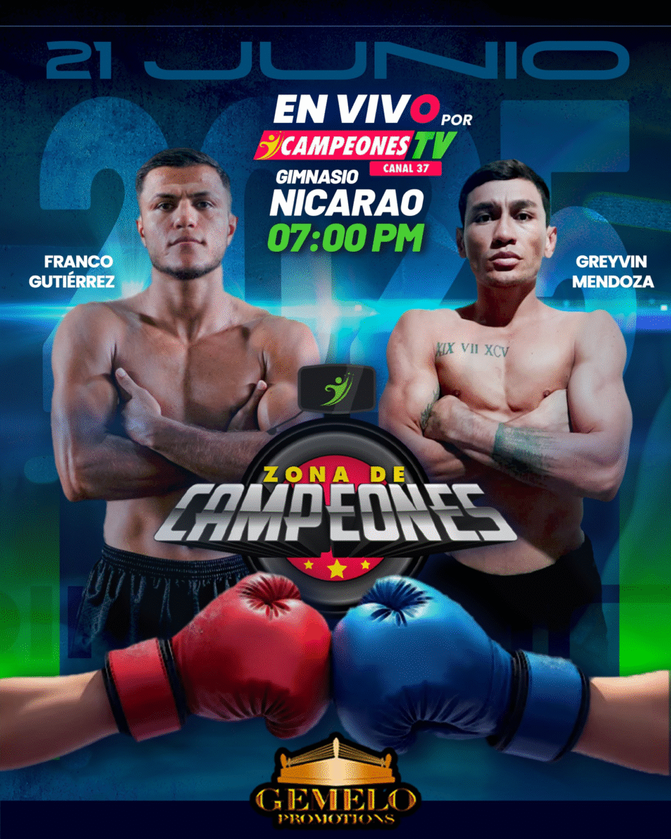 Velada de boxeo en Nicarao: ¡No te la pierdas!