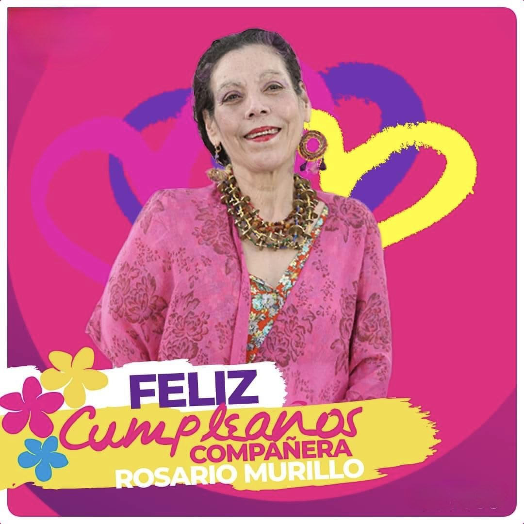 Este domingo 22 de junio celebramos un año de vida de nuestra Copresidenta, Compañera Rosario Murillo