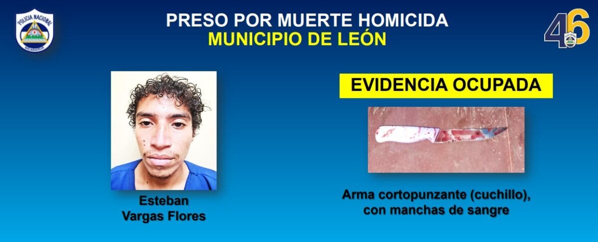 Esteban de Jesús Vargas Flores, de 19 años