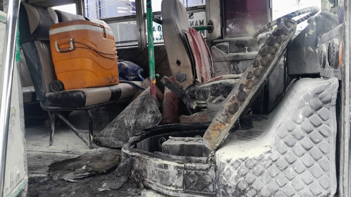 Pánico en bus Managua-Peñas Blancas por conato de incendio