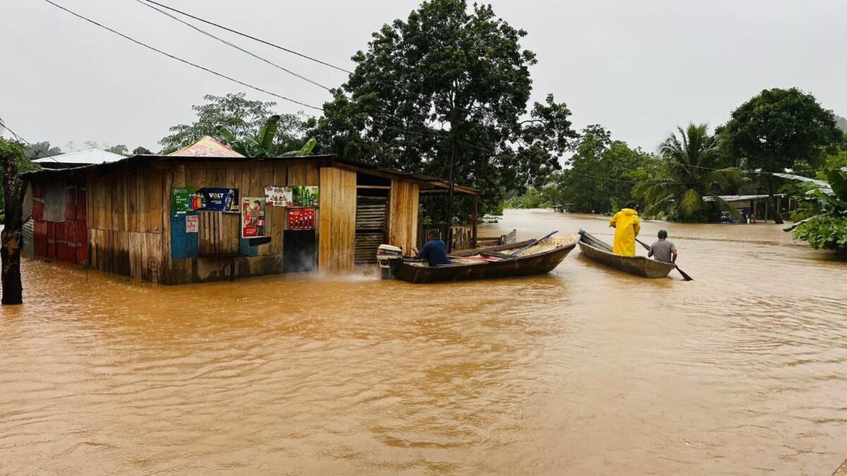 Lluvias en El Rama: 30 barrios y 1,300 familias afectadas