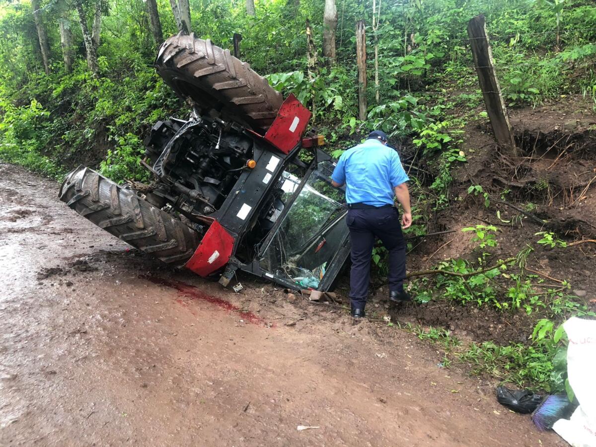 Tragedia en Jinotega: Muere Manuel Castro al volcar su tractor