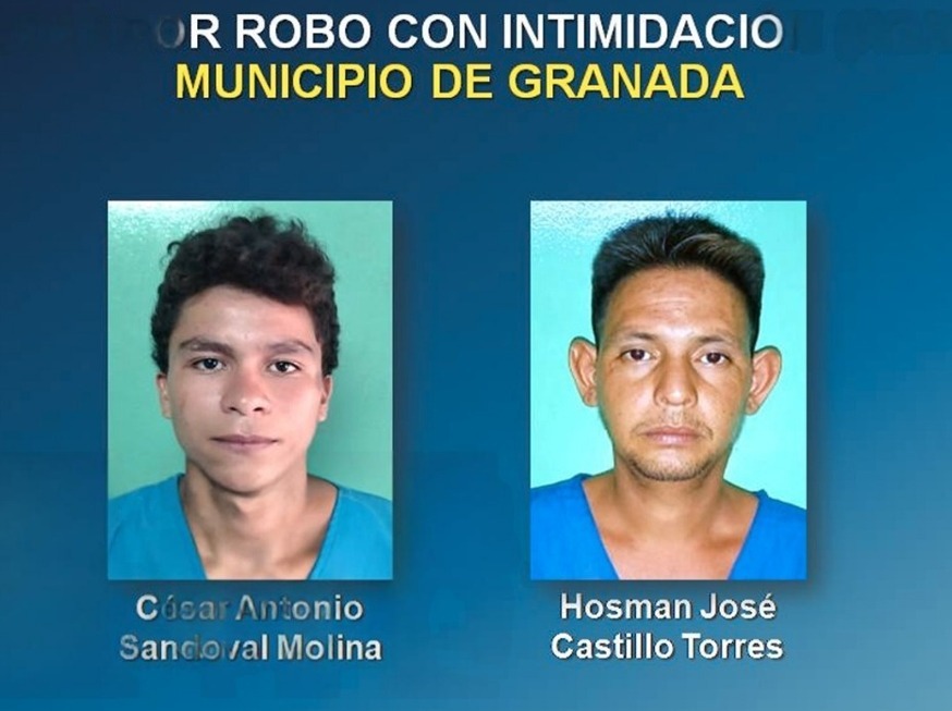 Detienen a Cesar Antonio Sandoval por robo con intimidación