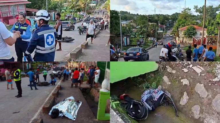 Accidente en motocicleta deja 2 muertos en Bluefields, Caribe Sur