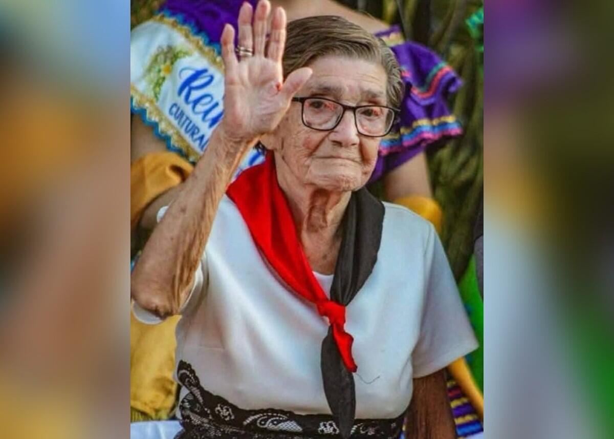 Irma Quant Mendoza, de 97 años