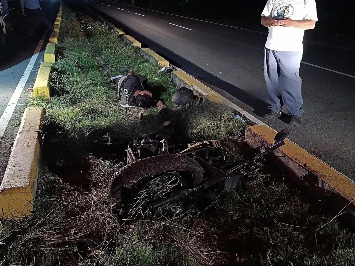 Trágico accidente de moto en Managua: muere Enderson Aguirre