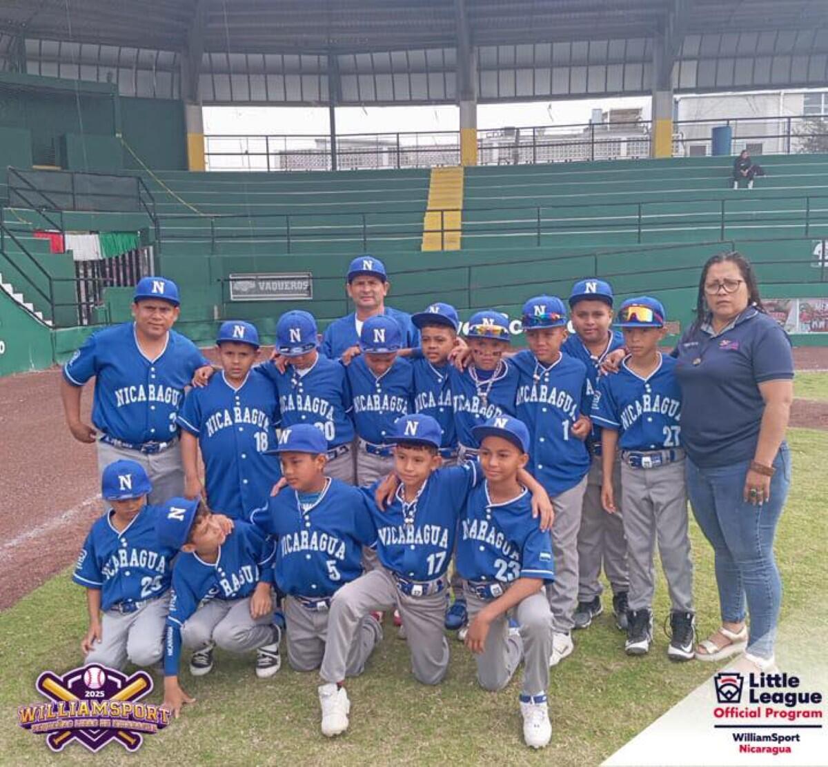 Nicaragua logra su primera victoria en Pequeñas Ligas