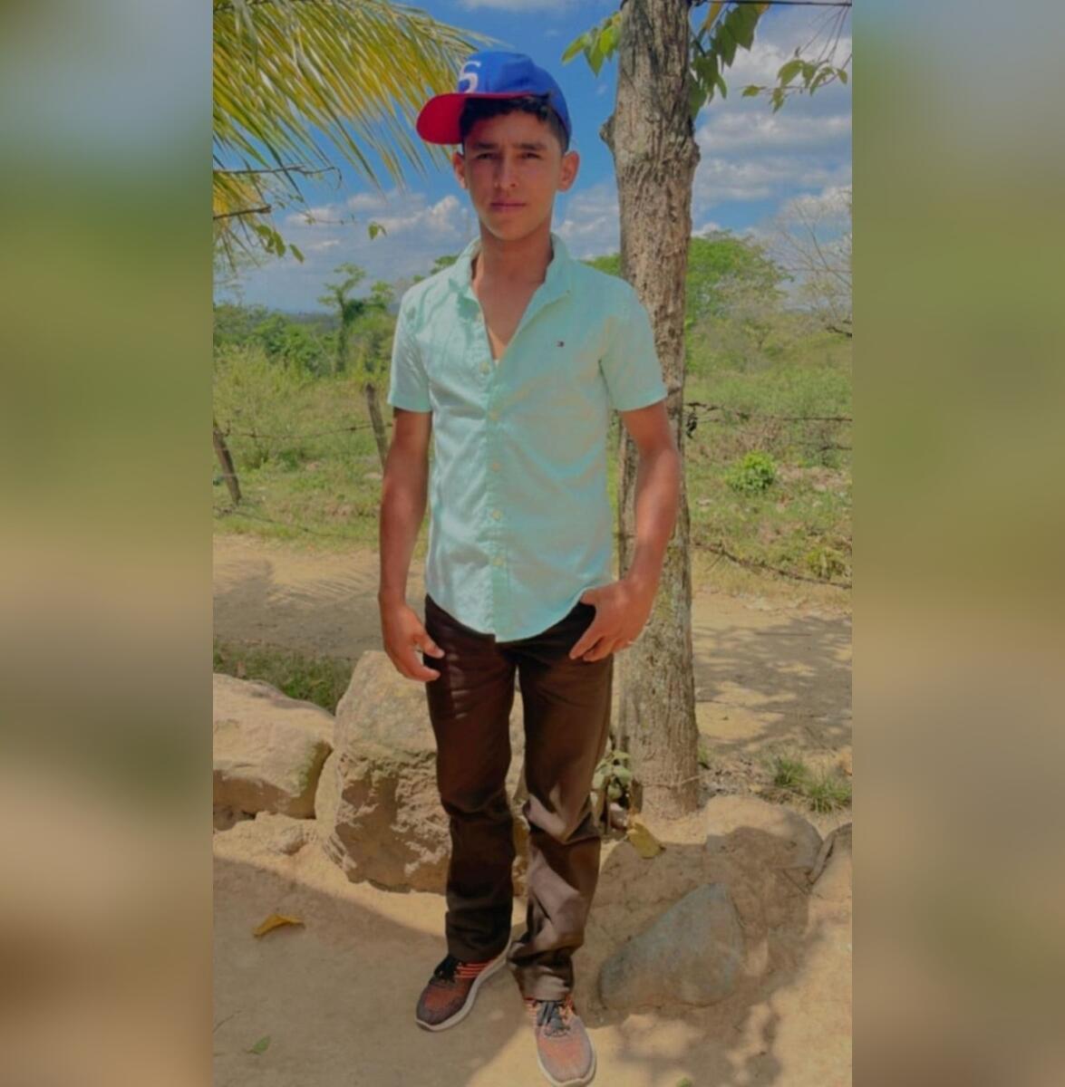 Elyin Adonis Mejía Valle, de 20 años