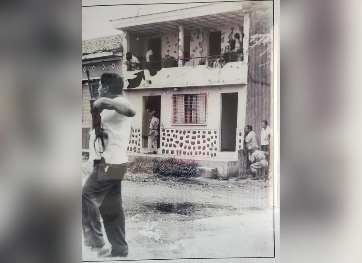 En esta vivienda cayó Julio Buitrago