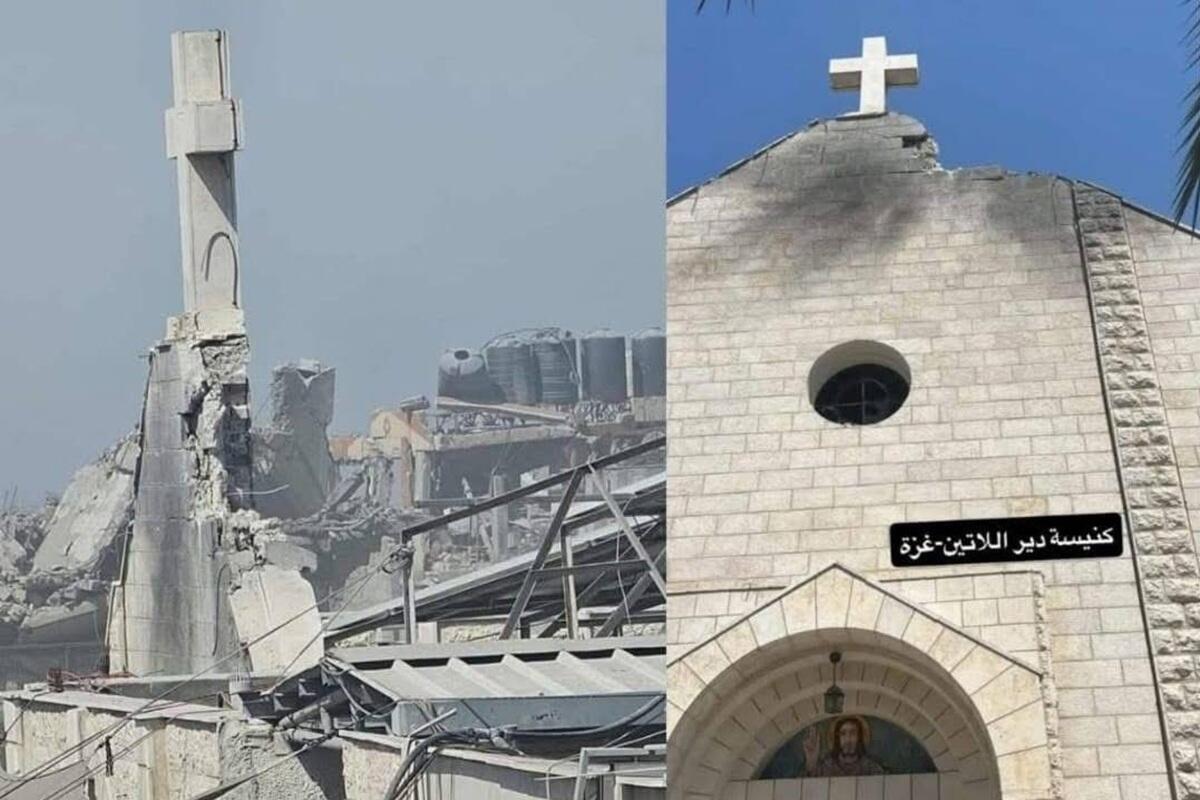 Iglesia católica en Gaza bombardeada: cuatro muertos y párroco argentino herido