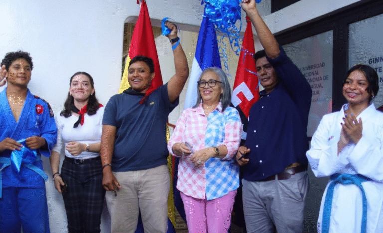 Gobierno sandinista impulsa el deporte juvenil con mejoras al gimnasio de la UNAN-Managua