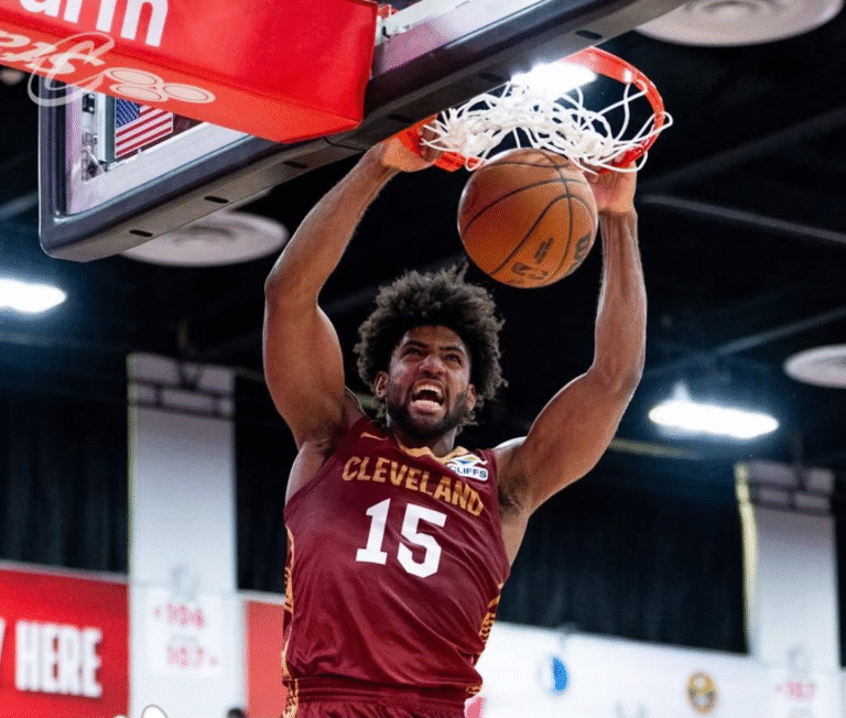 El nicaragüense Norchad Omier debutó en la Liga de Verano de la NBA con los Cavaliers de Cleveland