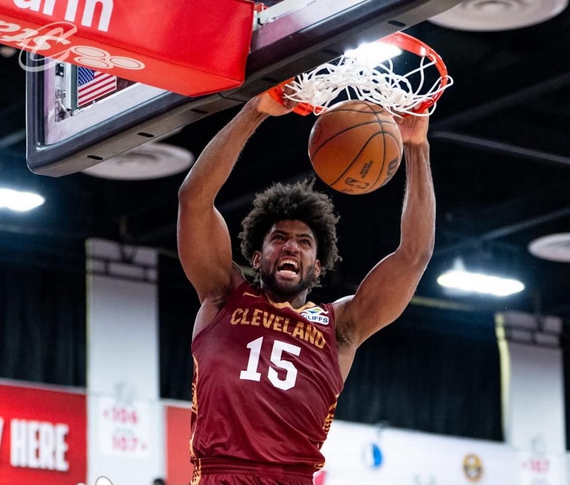 El nicaragüense Norchad Omier debutó en la Liga de Verano de la NBA con los Cavaliers de Cleveland