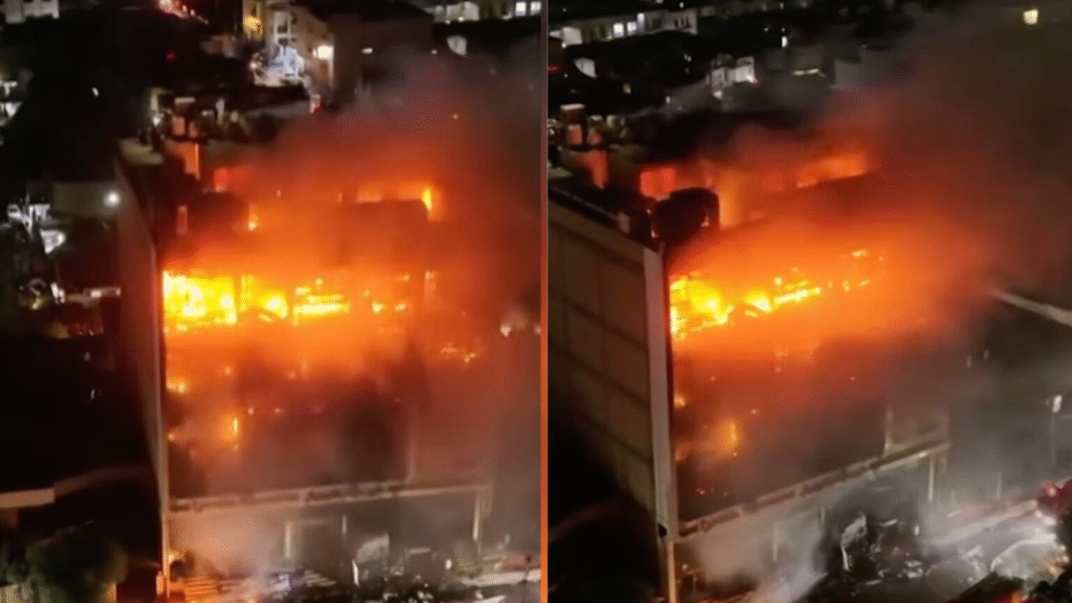Mueren más de 60 personas en incendio de centro comercial en Irak
