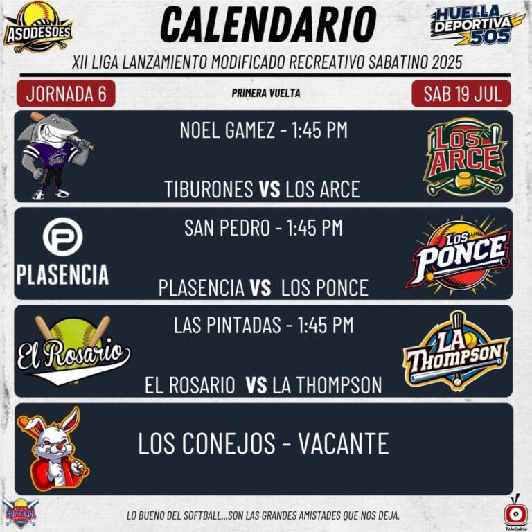 Jornada de Softbol Modificado y Master este fin de semana en Estelí
