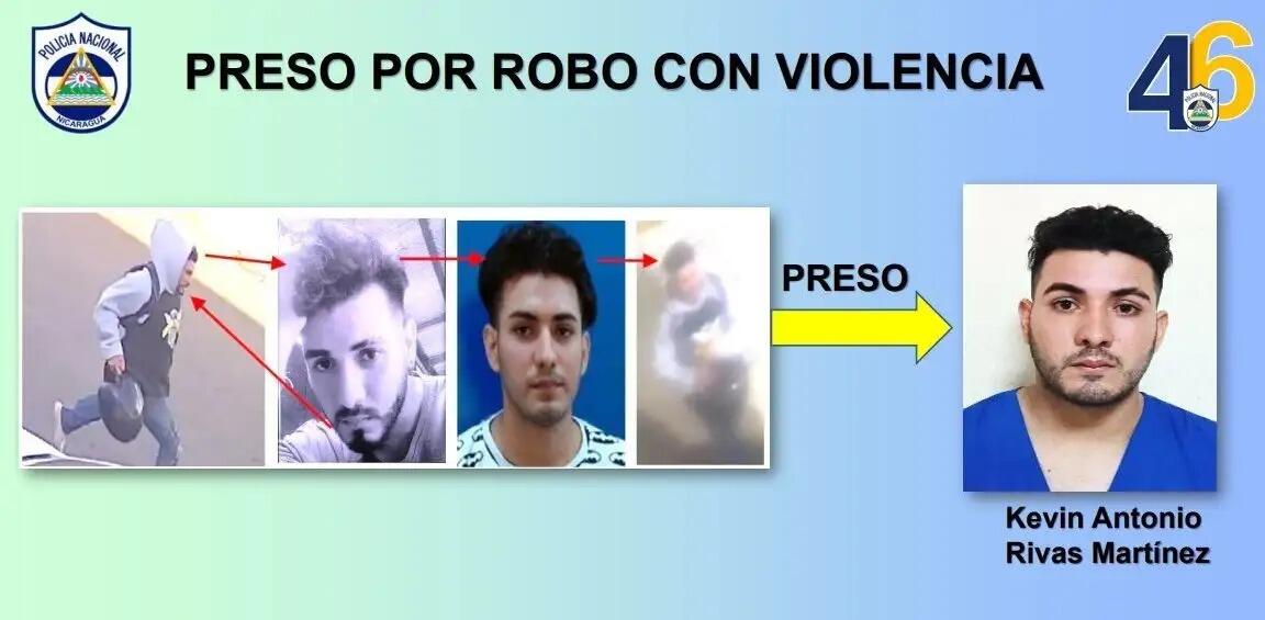 Tres años de prisión para el ladrón de 120 mil córdobas
