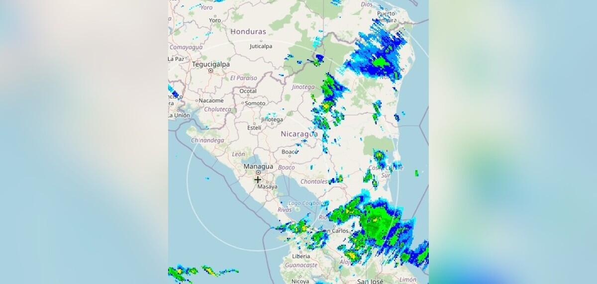 Clima en Nicaragua: Vaguada y lluvias dispersas