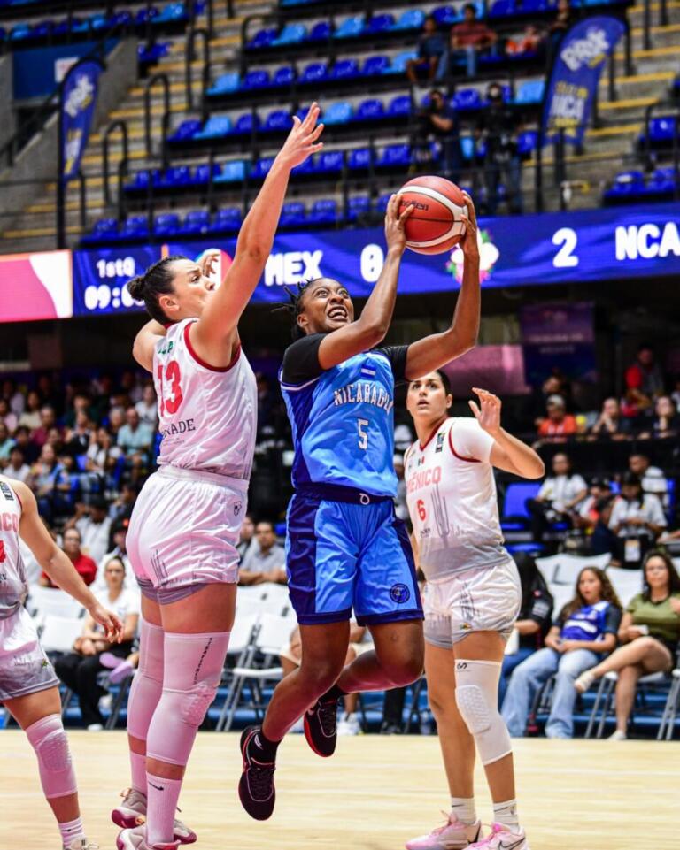 Nicaragua pierde ante México en Centroamericano de Baloncesto Femenino