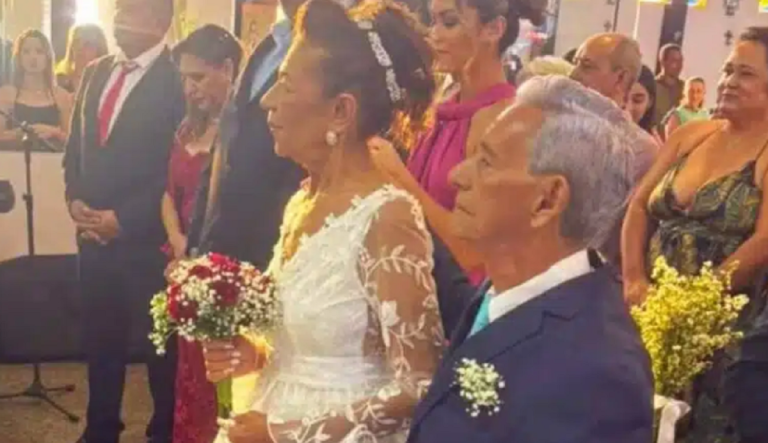 Virgen a los 70’s: anciana se casa con hombre de 84 años